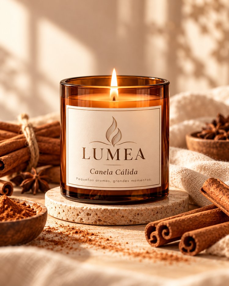 Vela aromática Canela Cálida